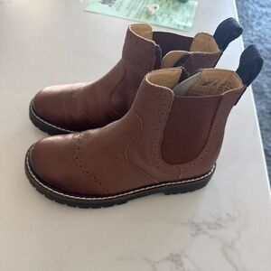 Mini Boden Boys Brown Leather Chelsea Boots Size EU 29 / US 11.5
